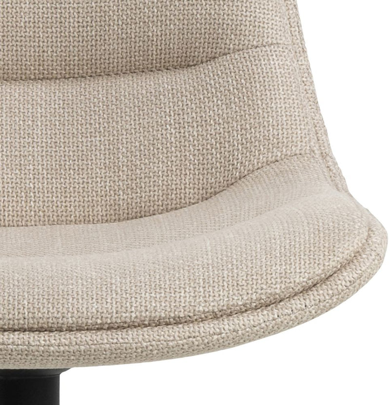 ADISA Barhocker 2erSet Stoff Basel Beige mit Drehfunktion und Gasfeder