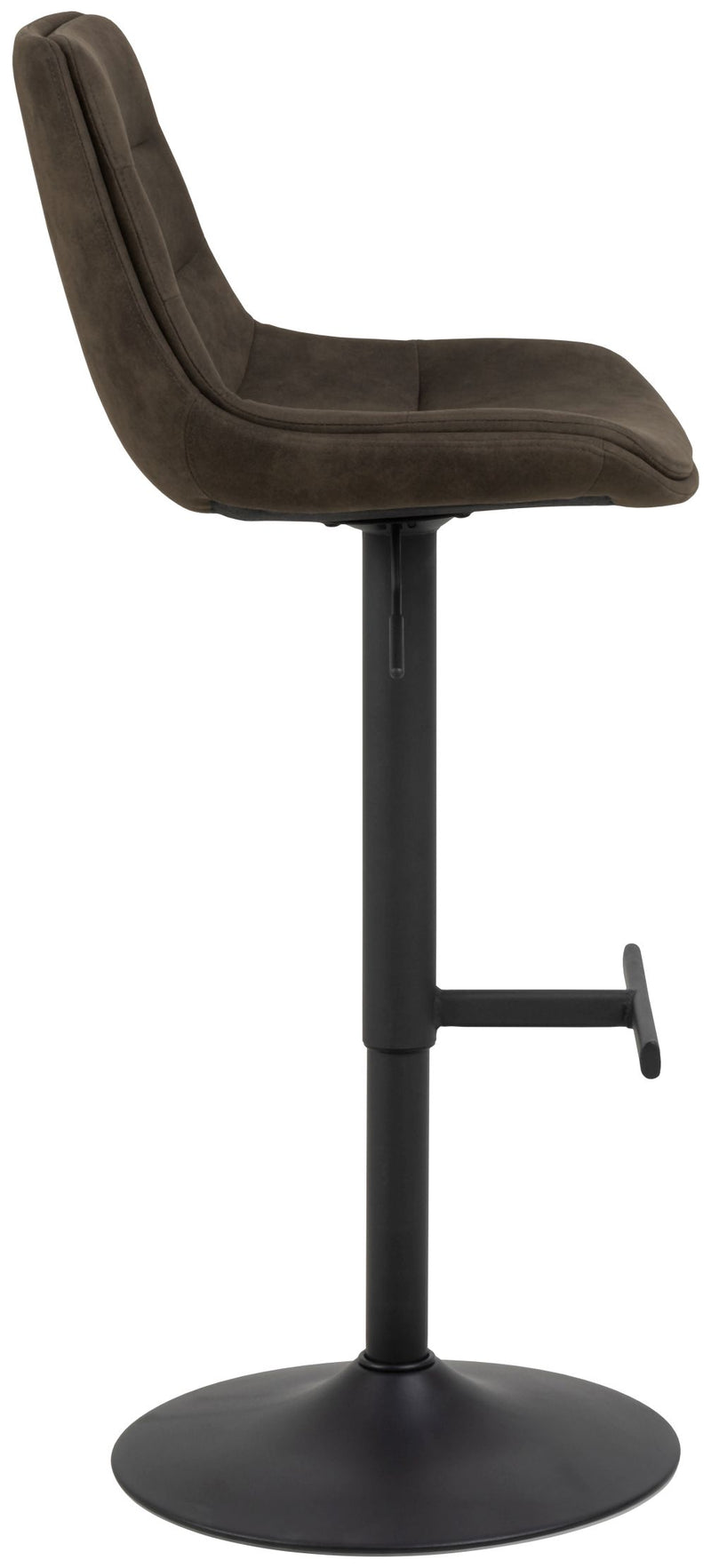 ADISA Barhocker 2er-Set Stoff Preston Anthrazit mit Drehfunktion