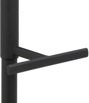 ADISA Barhocker 2er-Set Stoff Preston Anthrazit mit Drehfunktion
