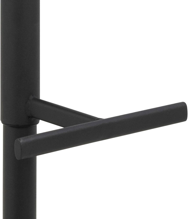 ADISA Barhocker 2er-Set Stoff Preston Anthrazit mit Drehfunktion