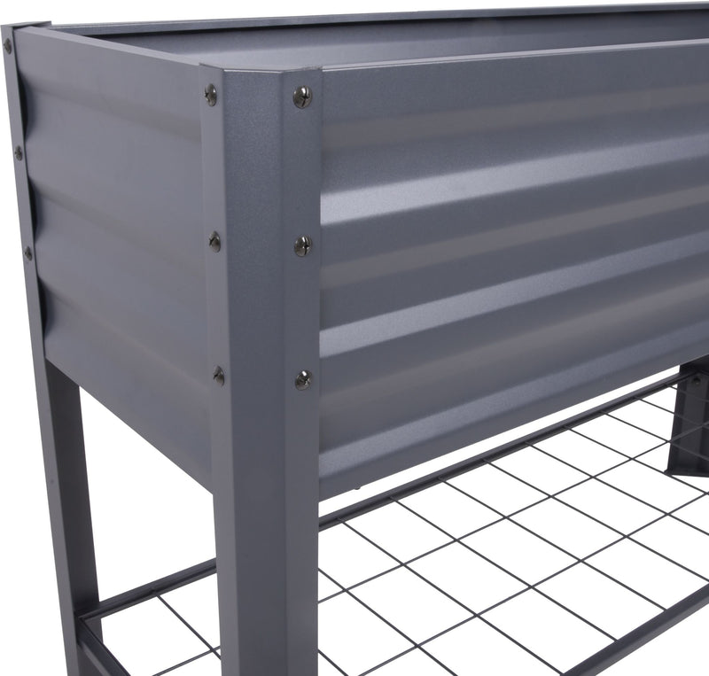 Hochbeet LILLIA aus Metall in Anthrazit von GardenPleasure