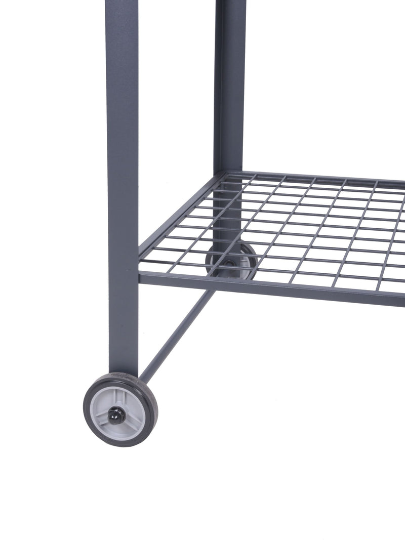 Mobiler Pflanztisch DIANA aus Metall in Anthrazit von GardenPleasure