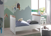 Bettseiten passend zum Babybett Jasmin 140 x 70 cm Pinie weiß
