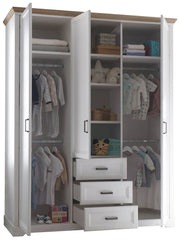 Babyzimmer JASMIN Komplettset Pinie weiß Nachbildung