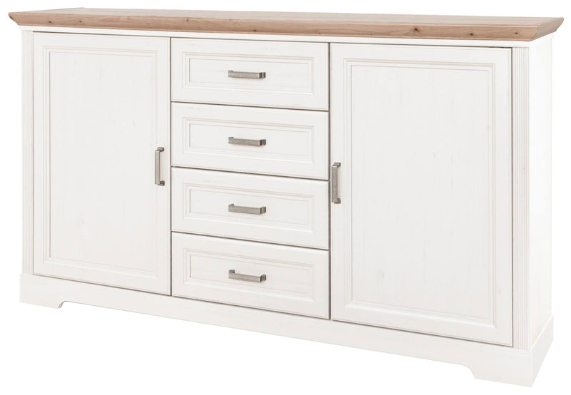 Sideboard Kommode JASMIN Pinie weiß Nachbildung