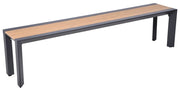 Gartenbank Sitzbank SILEA 3-Sitzer 180 cm von GardenPleasure