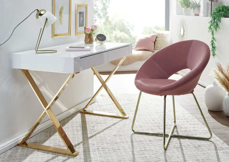 Moderner Designer Schreibtisch Konsolentisch im extravaganten Look
