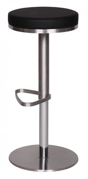 Barhocker WL1.293 Schwarz Edelstahl verstellbare Sitzhöhe 360° drehbar