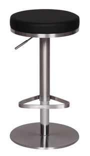 Barhocker WL1.293 Schwarz Edelstahl verstellbare Sitzhöhe 360° drehbar