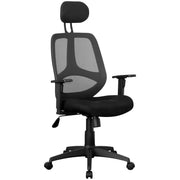 Bürostuhl FLORENZ 2 Schwarz - mit hochwertiger Wippmechanik