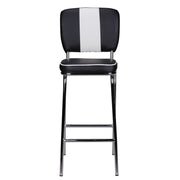 Barstuhl Barhocker American Diner 50er Jahre Retro Schwarz Weiß