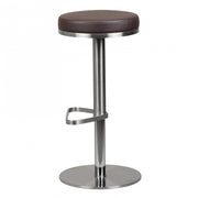 Barhocker WL1.612 Braun Edelstahl verstellbare Sitzhöhe 360° drehbar