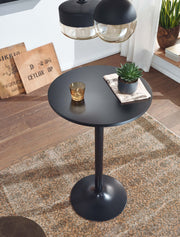 Bartisch Schwarz Stehtisch Ø 60 cm Partytisch Bistrotisch 100 cm Hoch