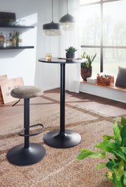 Bartisch Schwarz Stehtisch Ø 60 cm Partytisch Bistrotisch 100 cm Hoch