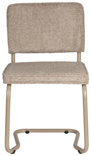 ZUIVER Retro Esszimmerstuhl RIDGE KINK SOFT in Beige