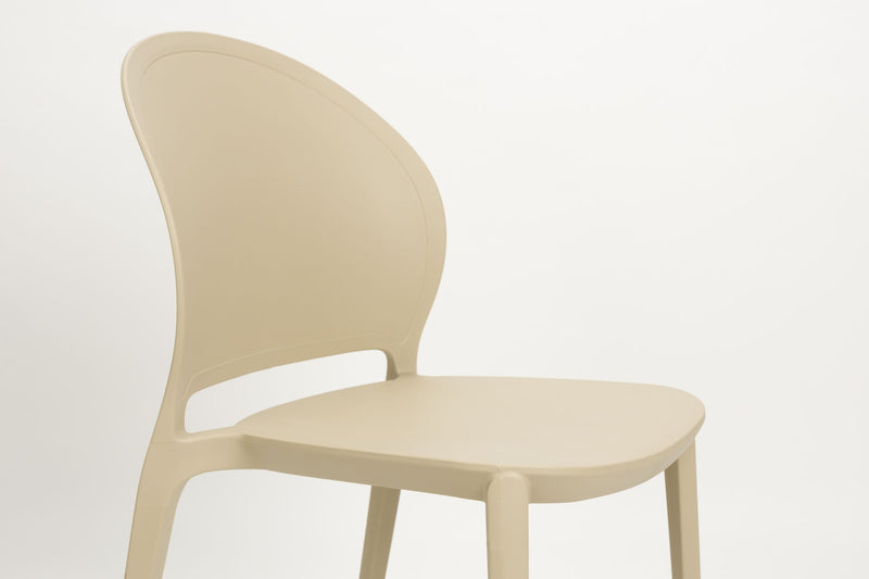 Gartenstuhl Stapelstuhl SJOERD in Beige