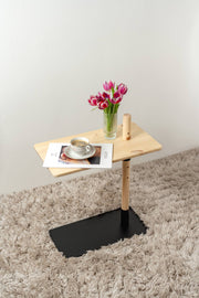 Beistelltisch ADJUST TABLE höhenverstellbar Kiefer natur lackiert