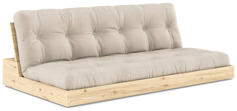 Sofa Ausziehsofa BASE Kiefer massiv lackiert von Karup
