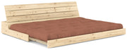 Sofa Ausziehsofa BASE Kiefer massiv lackiert von Karup