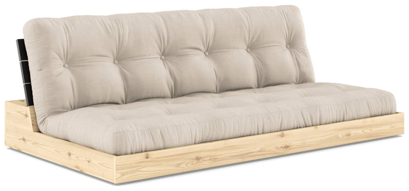 Sofa Ausziehsofa BASE Kiefer massiv lackiert von Karup