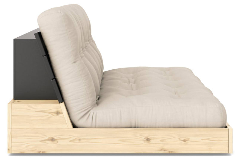 Sofa Ausziehsofa BASE Kiefer massiv lackiert von Karup