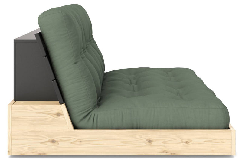 Sofa Ausziehsofa BASE Kiefer massiv lackiert von Karup