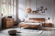 Hasena Massivholzbett Industrial Loft DUNO Akazie Vintage Brown
