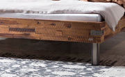 Hasena Massivholzbett Industrial Loft DUNO Akazie Vintage Brown