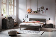 Hasena Massivholzbett Industrial Loft DUNO Akazie Vintage Grey