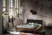 Hasena Massivholzbett Industrial Loft GOLEA Akazie Vintage Brown