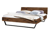 Hasena Kufen Massivholzbett Industrial Loft EZZO Akazie Vintage Brown