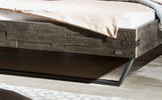 Hasena Kufen Massivholzbett Industrial Loft EZZO Akazie Vintage Grey