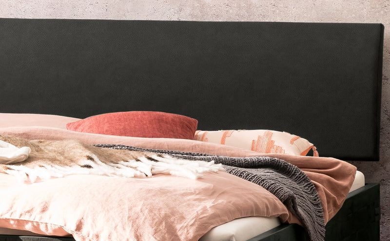 Hasena Kufen Massivholzbett Industrial Loft LECONA  Akazie Grey