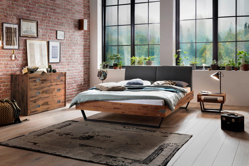 Nachtkommode JESA Nachttisch Akazie Industrial-Loft-Style von Hasena