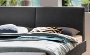 Hasena Kufen Massivholzbett Industrial Loft EZZINO Akazie Grey