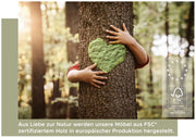 Badezimmer Badmöbel-Set SCOUT 4-tlg. mit weißer Hochglanzfront