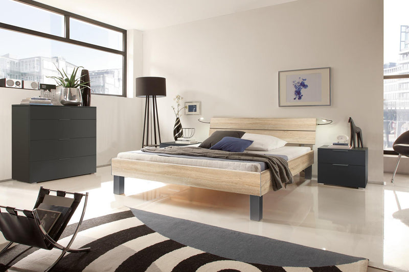 Schubladenkommode ATRINE Kommode MDF Anthrazit