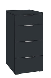 Schubladenkommode QUATRO Kommode MDF Anthrazit
