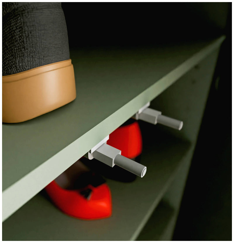 Schrank ALICE SPRINGS Korpus Artisan Oak mit Secret Grey / Sage Green