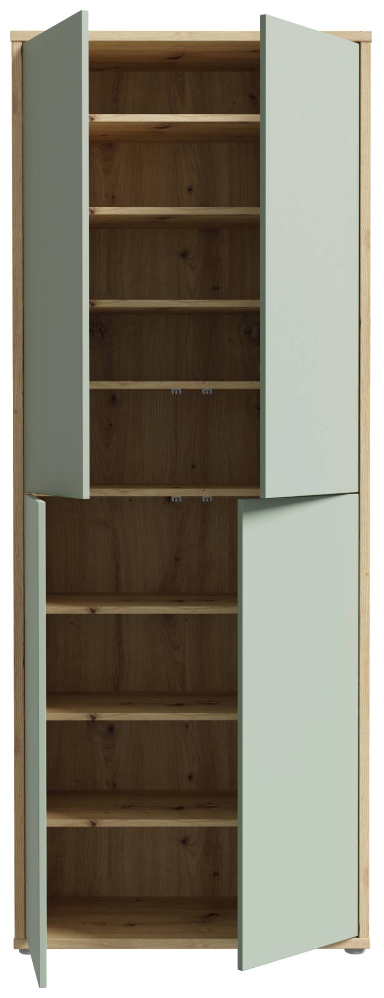 Garderobenschrank ALICE SPRINGS in Artisan und Sage Green