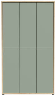 Mehrzweckschrank Schrank Alice Springs in Eiche und Sage Green