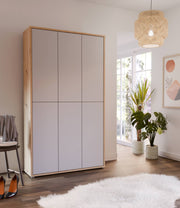 Mehrzweckschrank Schrank Alice Springs in Eiche und Secret Grey