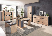 Highboard MEMPHIS Artisan Eiche Graphit Nachbildung