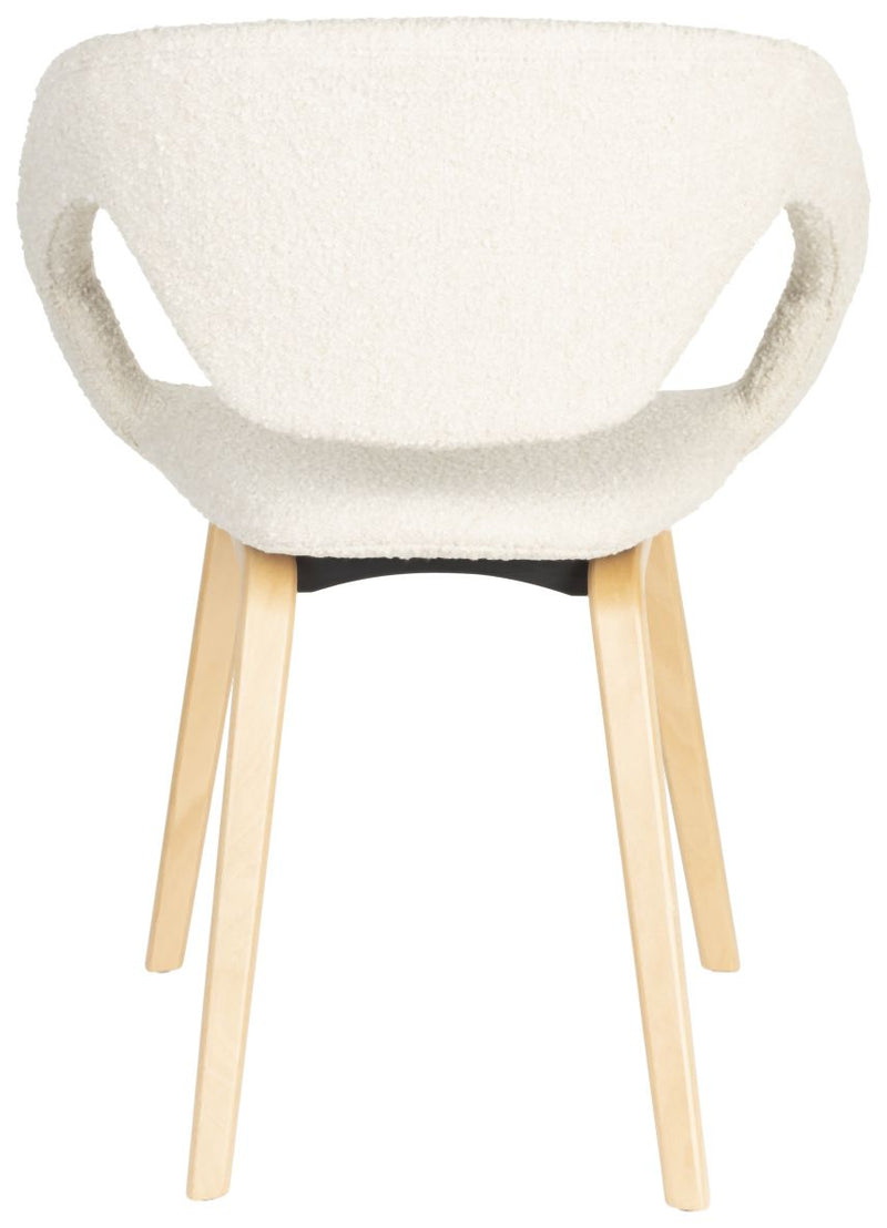 Stuhl Esszimmerstuhl FLEXBACK Bouclé Beige von Zuiver