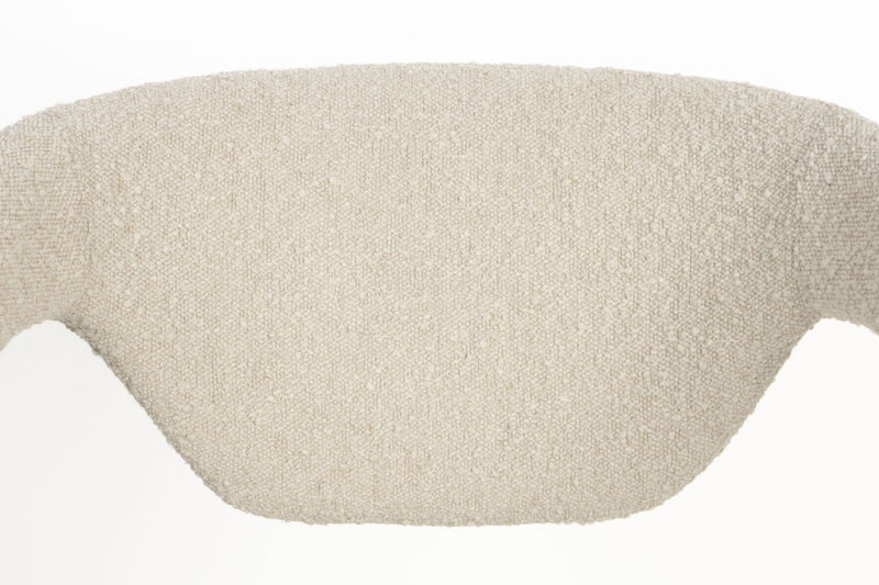 Stuhl Esszimmerstuhl FLEXBACK Bouclé Beige von Zuiver