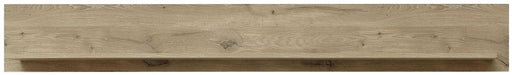 Wandboard BELLANO Viking Oak Nature 185 cm in Gesamtansicht von vorne mit heller Holzstruktur.