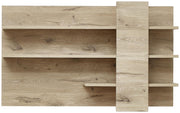 Wohnwand Wohnzimmerschrank BELLANO HH81 Viking Oak Nature mit LED