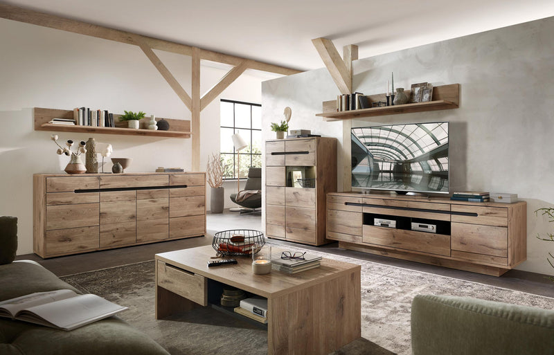 Couchtisch Wohnzimmertisch BELLANO Viking Oak 110 x 65 cm — Trendmöbel24