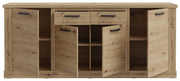 Sideboard CORONA 4 Türen 2 Schubladen Optik Artisan Eiche von Forte