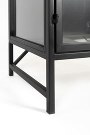 Vitrine Schrank ROB LARGE aus Metall im Vintage Style